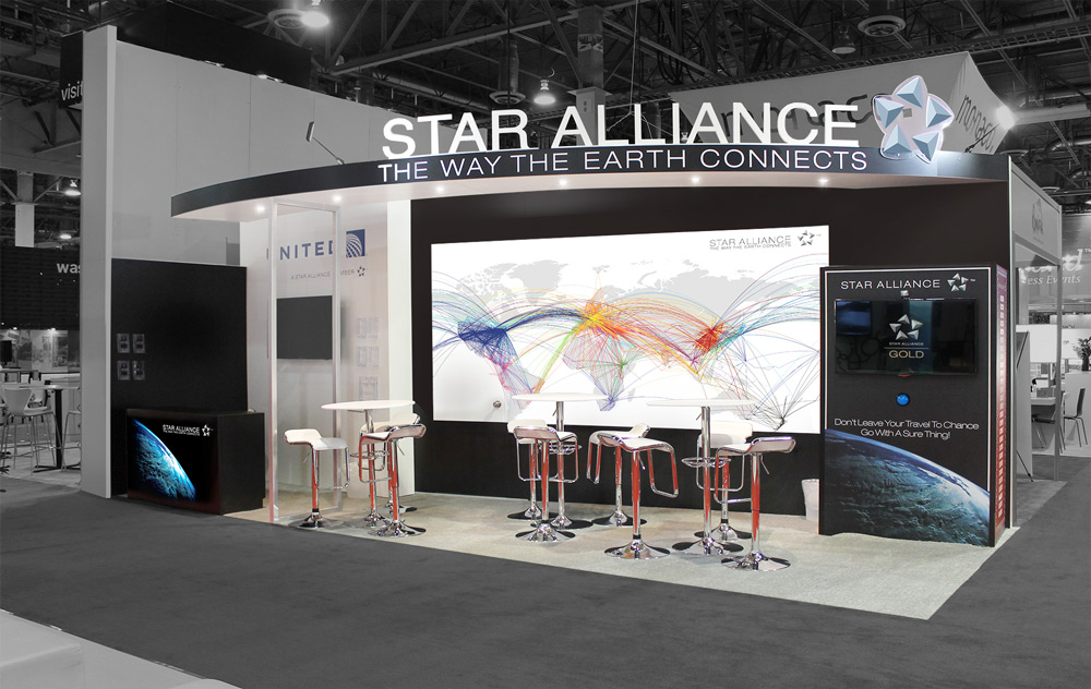 Star_Alliance展覽展臺設(shè)計