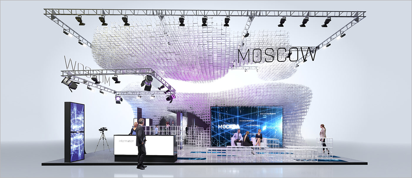 Moscow展覽展臺(tái)搭建